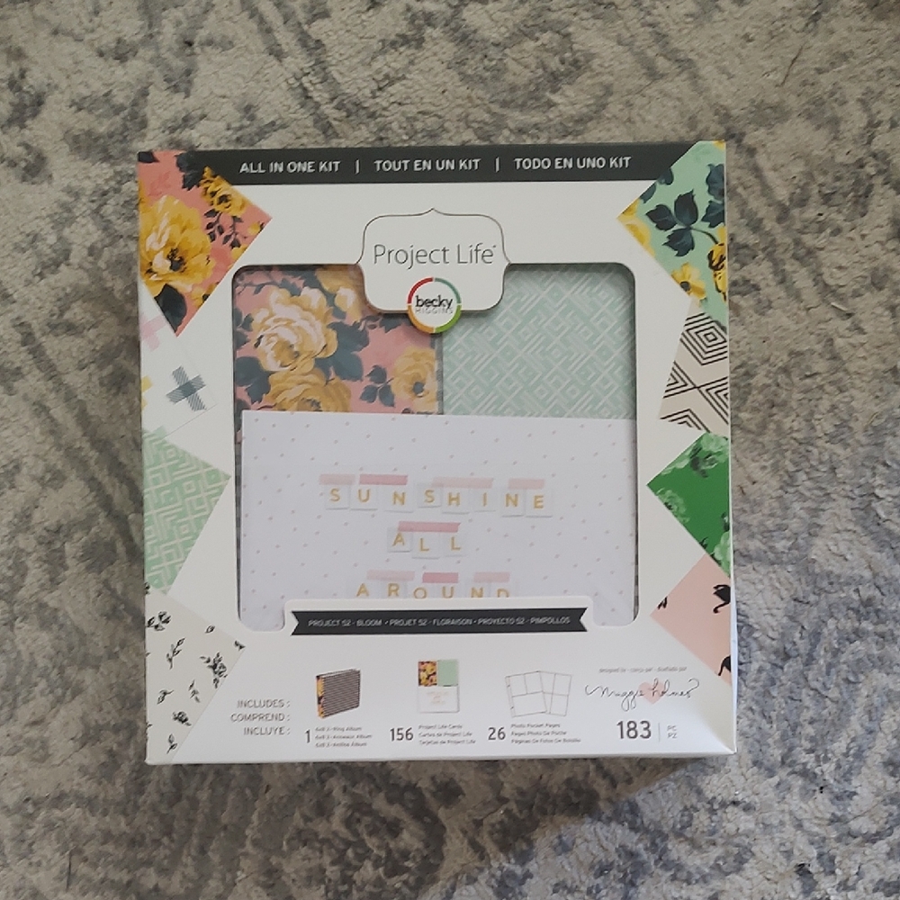 Project Life Floral Scrapbook Kit